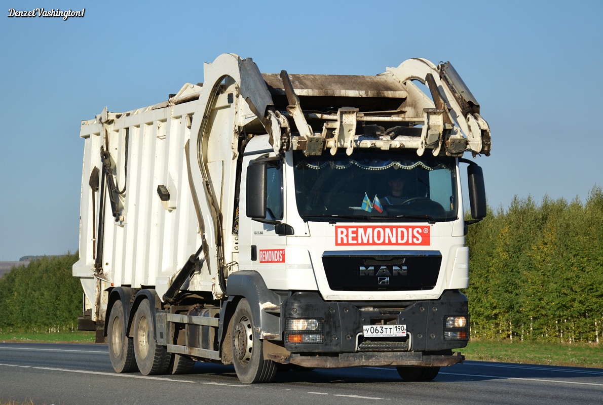 Московская область, № У 063 ТТ 190 — MAN TGS 33.350