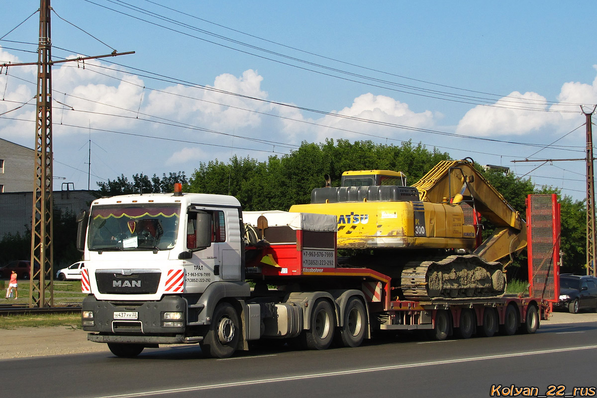 Алтайский край, № Н 437 УН 22 — MAN TGS 33.440