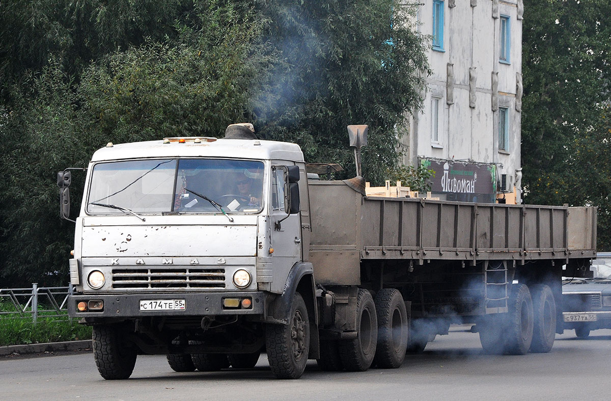 Омская область, № С 174 ТЕ 55 — КамАЗ-5410