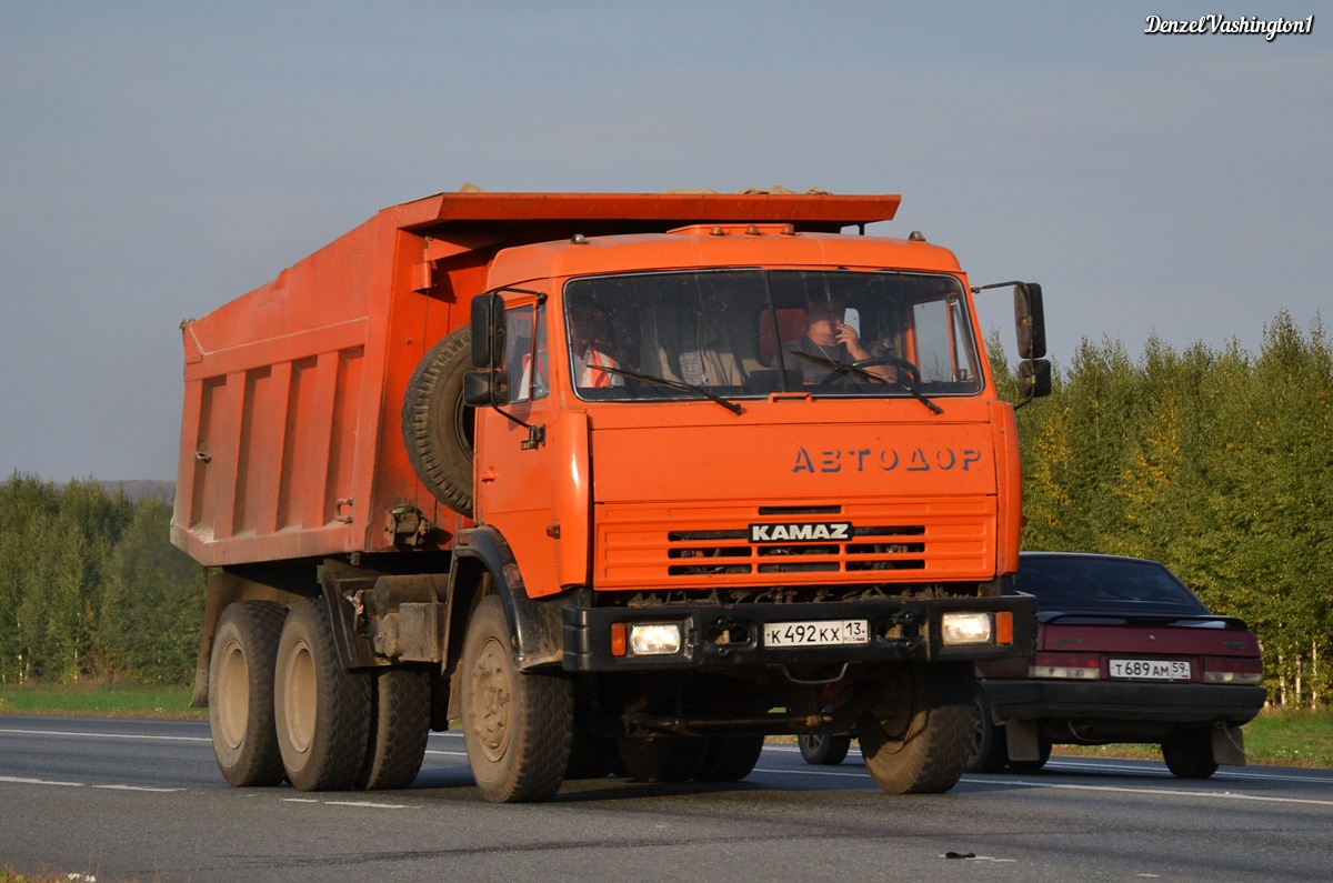Мордовия, № К 492 КХ 13 — КамАЗ-65115-02 [65115C]