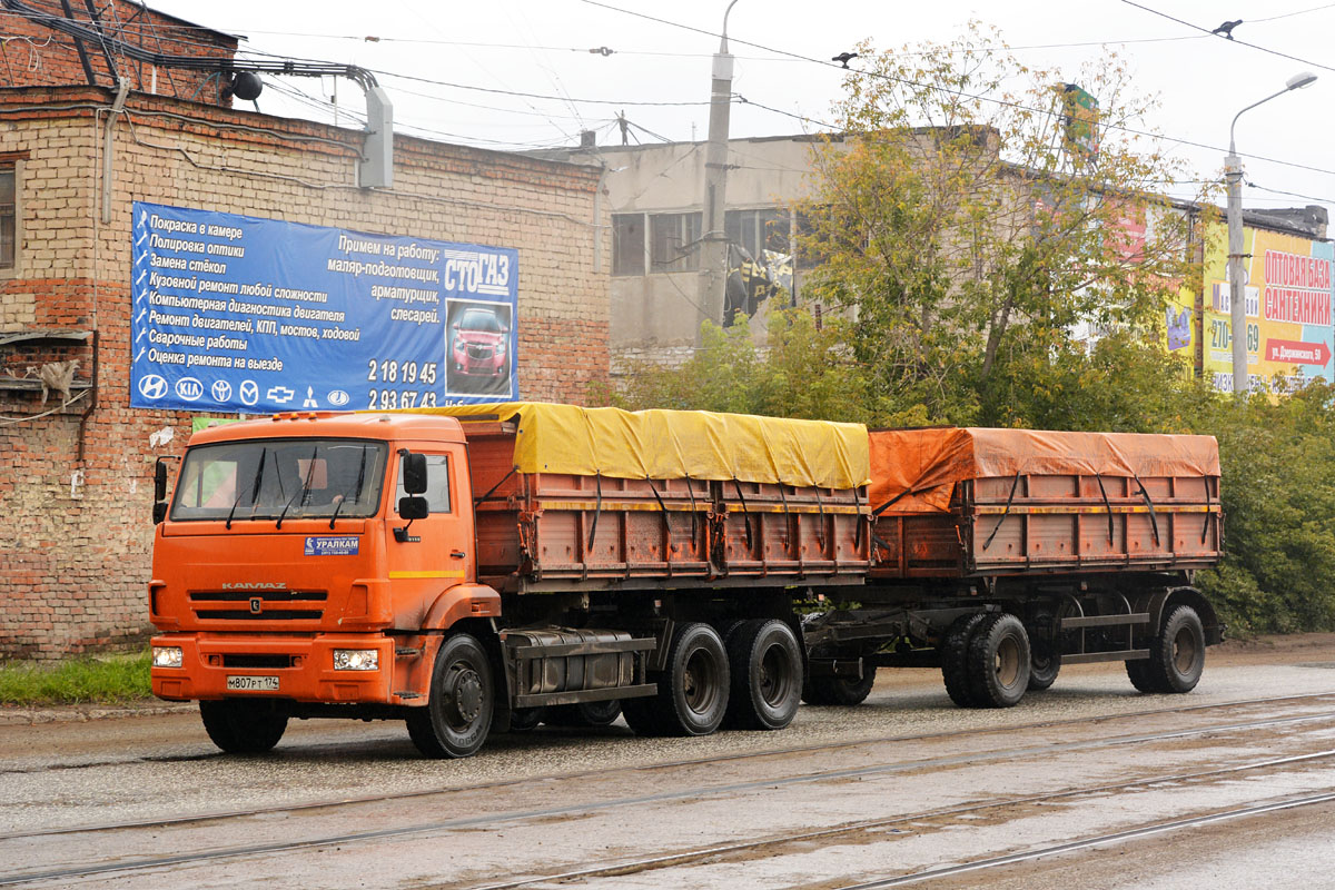 Челябинская область, № М 807 РТ 174 — КамАЗ-65115-N3(78)