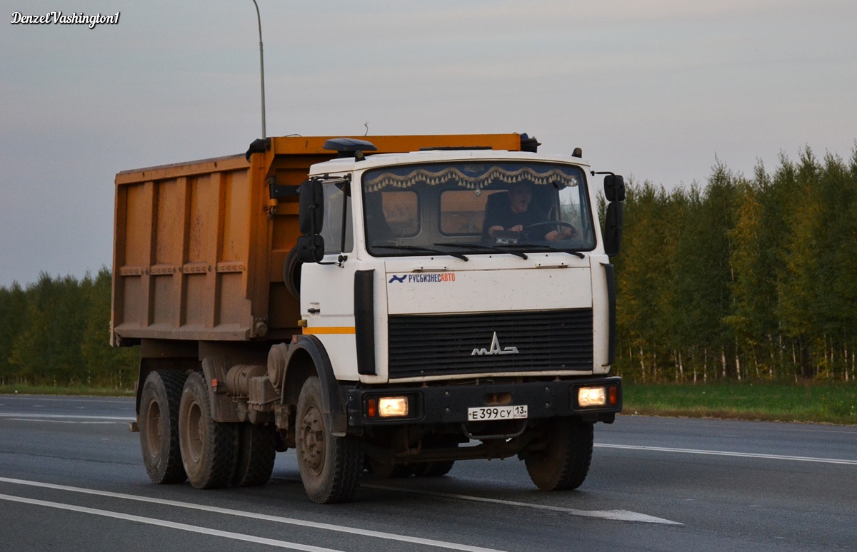 Мордовия, № Е 399 СУ 13 — МАЗ-551605