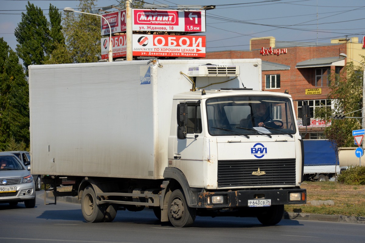 Волгоградская область, № Р 643 СВ 34 — МАЗ-437043