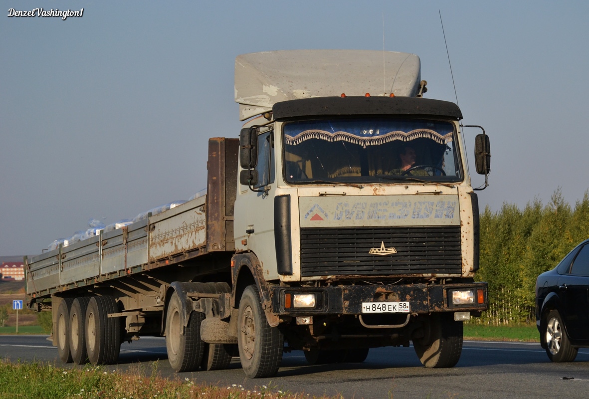 Пензенская область, № Н 848 ЕК 58 — МАЗ-54329