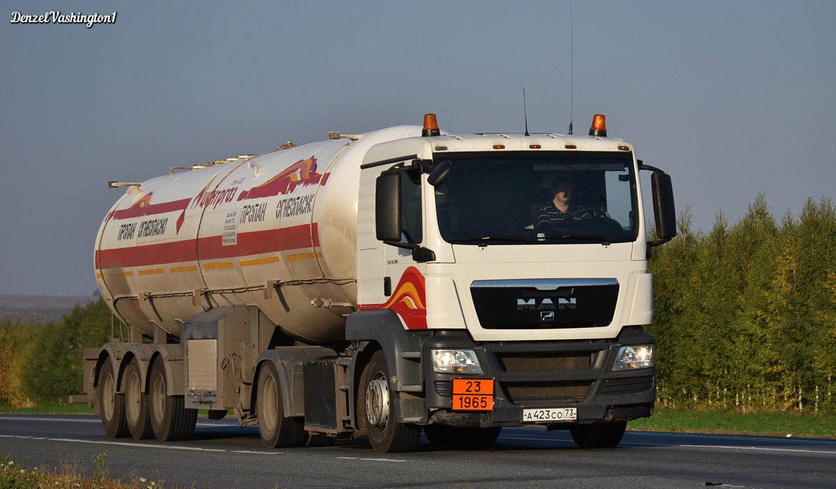 Ульяновская область, № А 423 СО 73 — MAN TGS 19.360