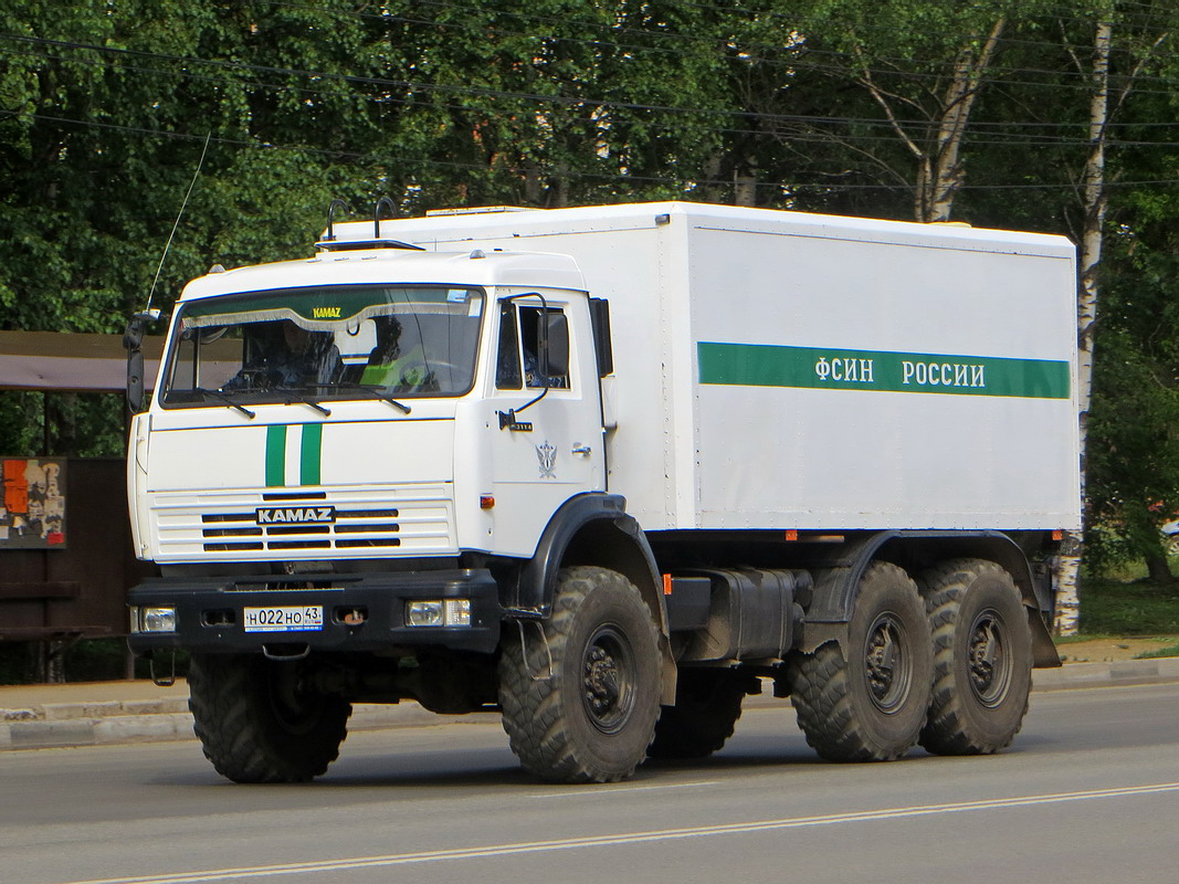 Кировская область, № Н 022 НО 43 — КамАЗ-43114-15 [43114R]