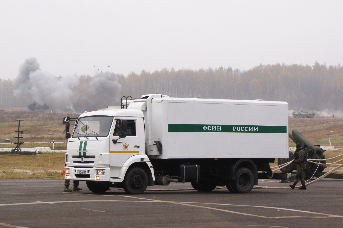 Москва, № Т 982 НХ 777 — КамАЗ-4308-C4(25); Выставки и показательные выступления "Интерполитех" (Московская область)