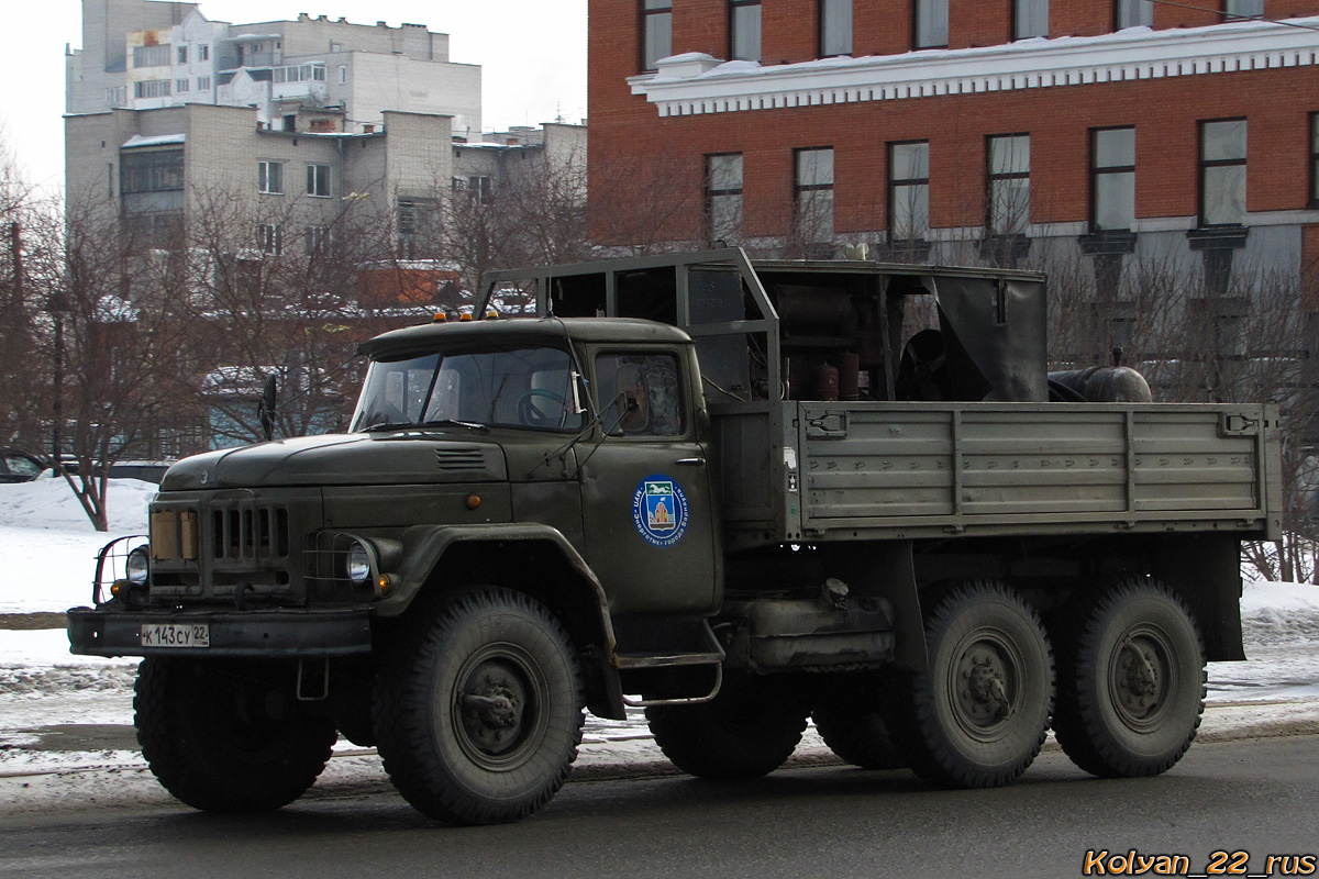 Алтайский край, № К 143 СУ 22 — ЗИЛ-131 (общая модель)