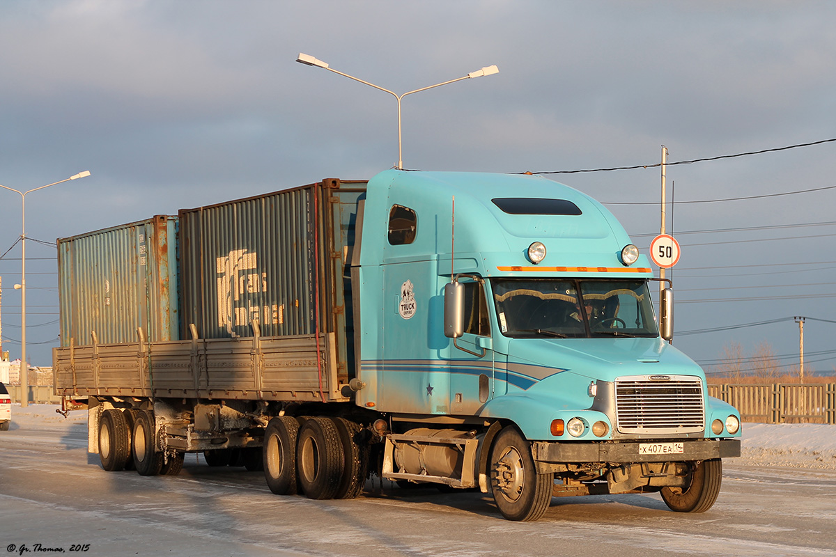 Саха (Якутия), № Х 407 ЕА 14 — Freightliner Century Class