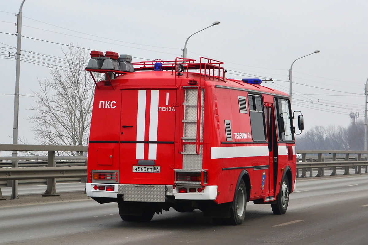 Пензенская область, № Н 560 ЕТ 58 — ПАЗ-32053-20