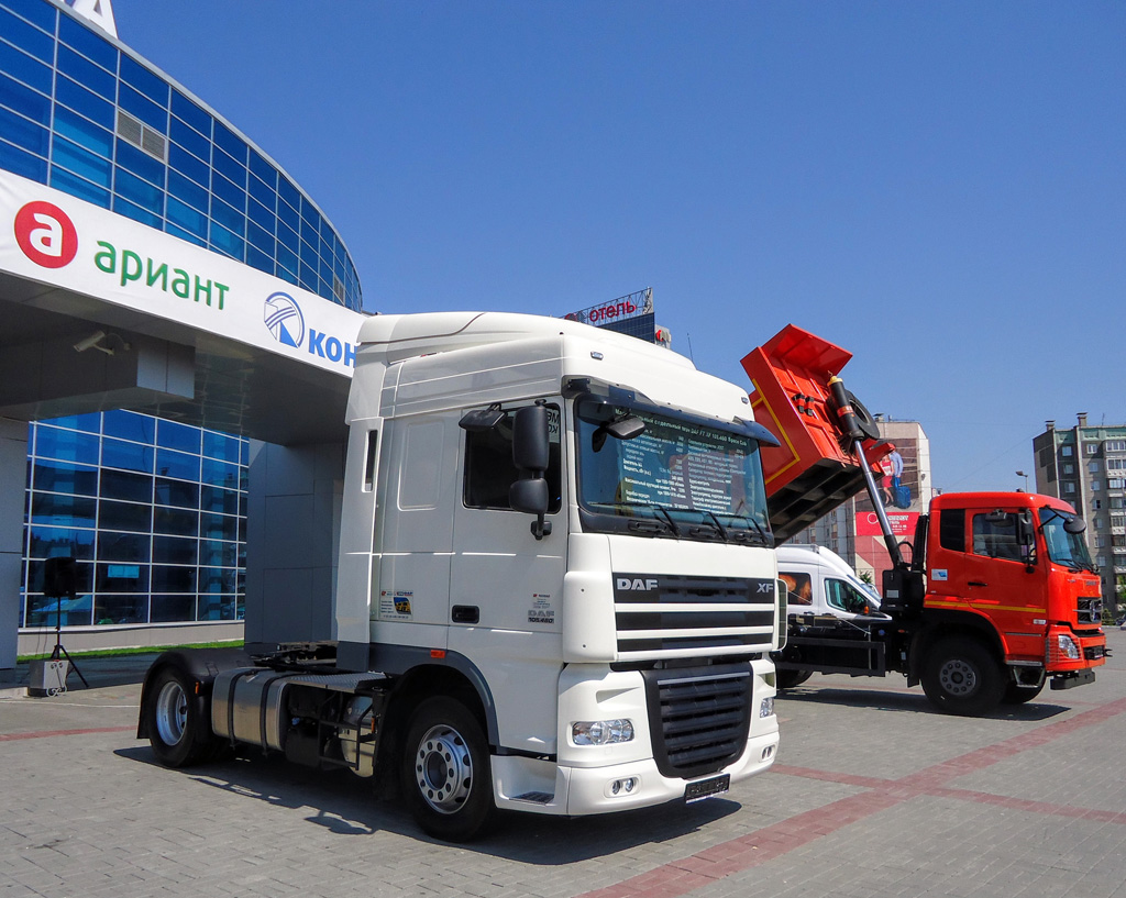 Челябинская область, № (74) Б/Н 0003 — DAF XF105 FT; Челябинская область — Выставки и автосалоны