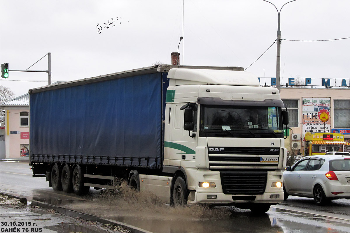 Польша, № GD 899EM — DAF XF95 FT