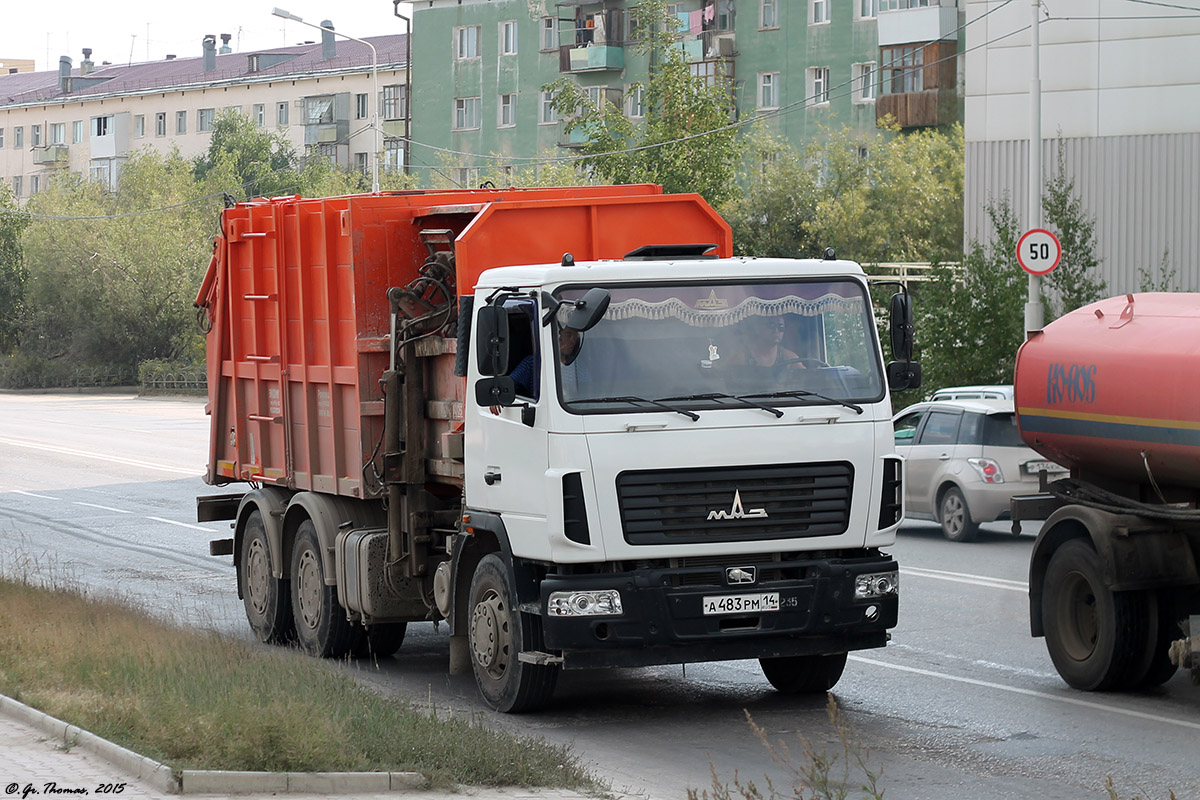 Саха (Якутия), № А 483 РМ 14 — МАЗ-6312B3