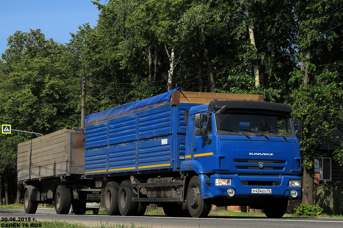 Ярославская область, № Р 434 ЕО 76 — КамАЗ-65117-A4(23)