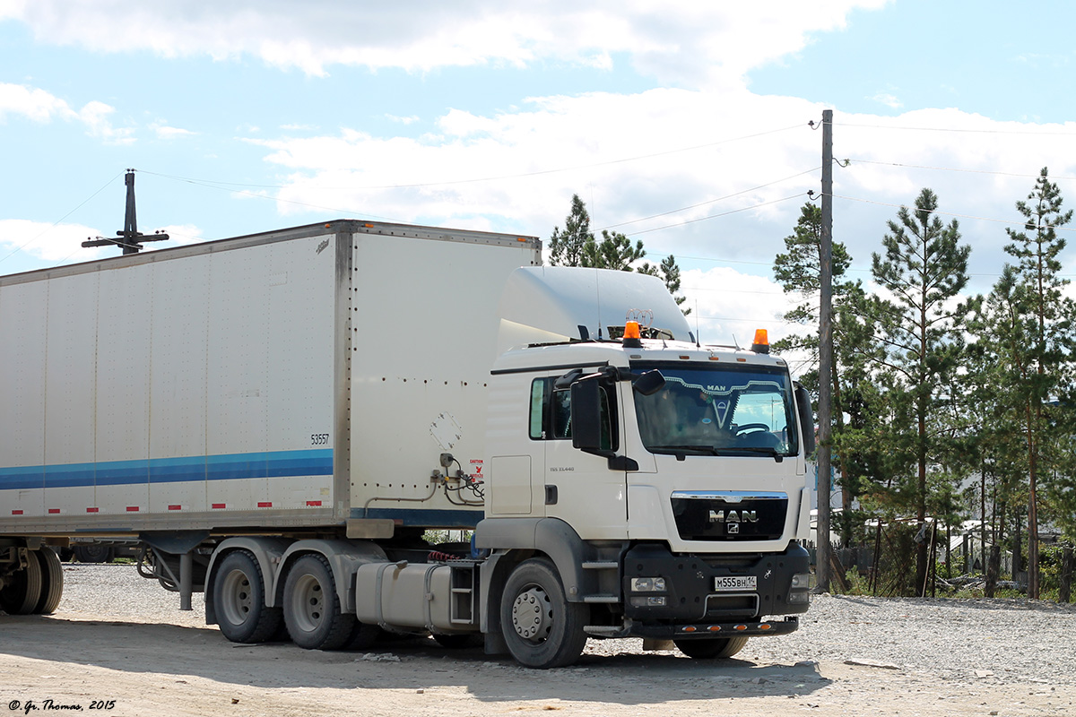 Саха (Якутия), № М 555 ВН 14 — MAN TGS 33.440