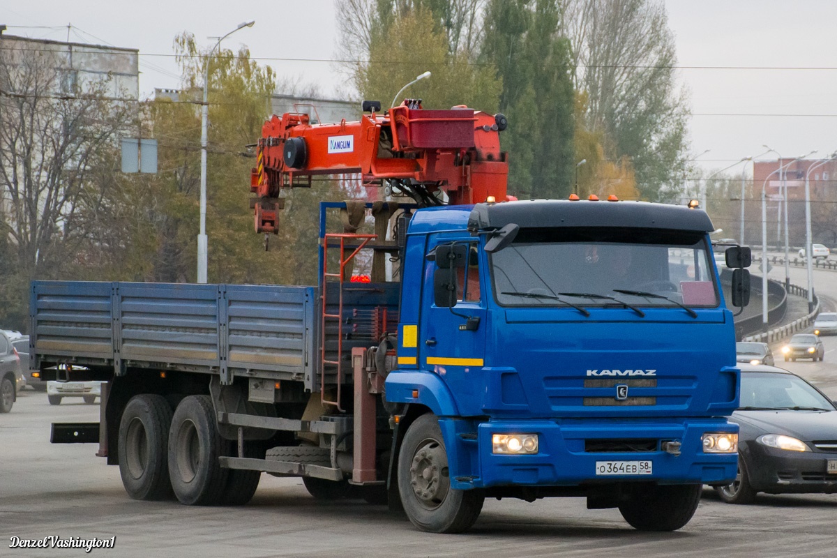 Пензенская область, № О 364 ЕВ 58 — КамАЗ-65117-N3(78)