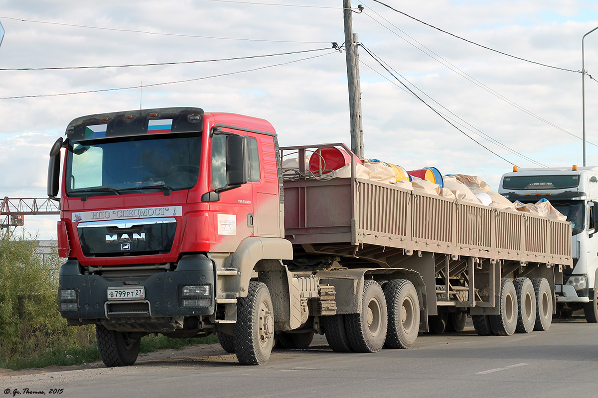 Хабаровский край, № В 799 РТ 27 — MAN TGS 33.430