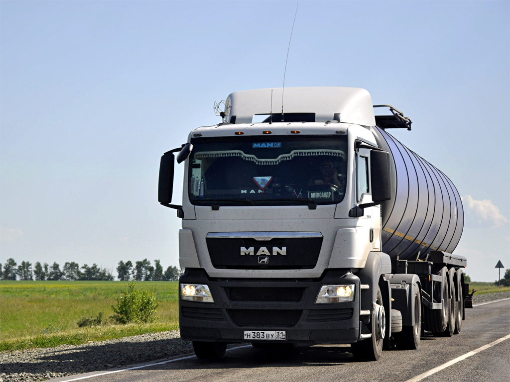 Белгородская область, № Н 383 ВУ 31 — MAN TGS 19.400