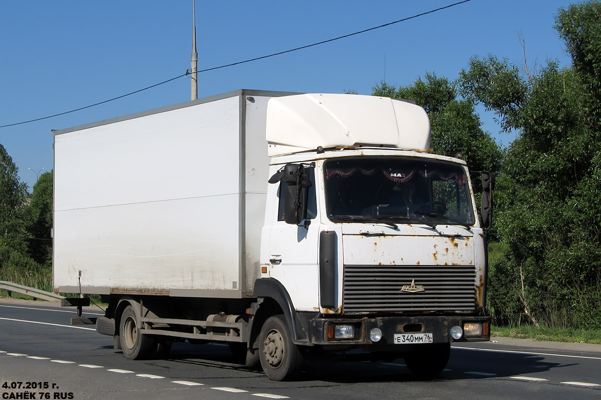 Ярославская область, № Е 340 ММ 76 — МАЗ-437041