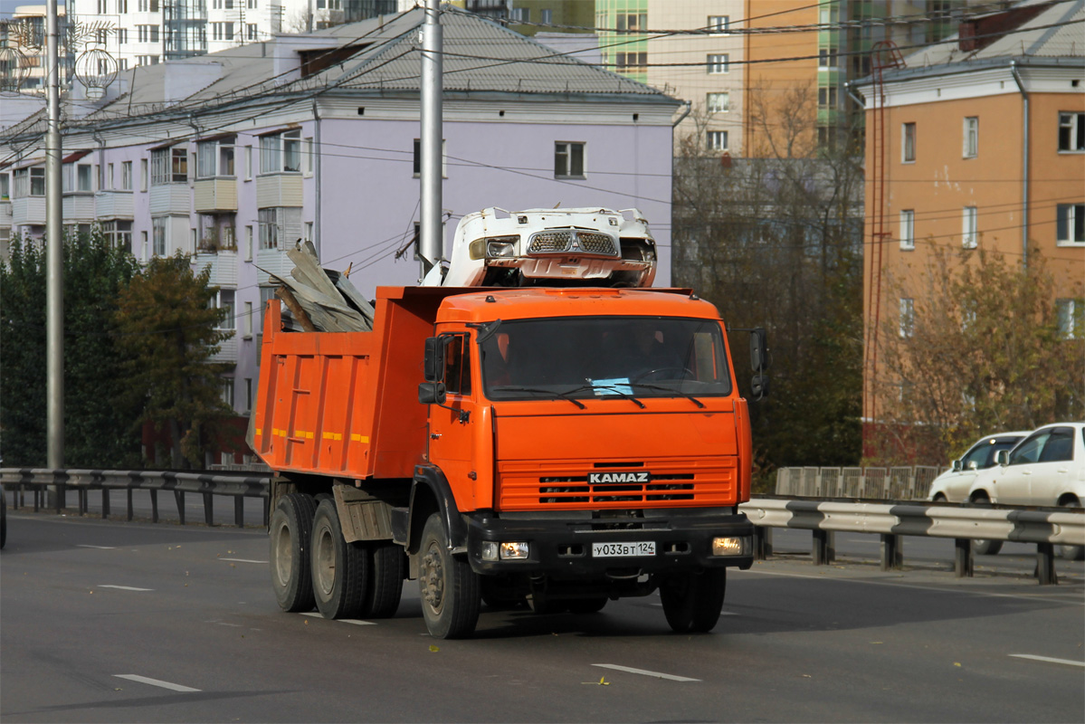 Красноярский край, № У 033 ВТ 124 — КамАЗ-65115-D3(97)