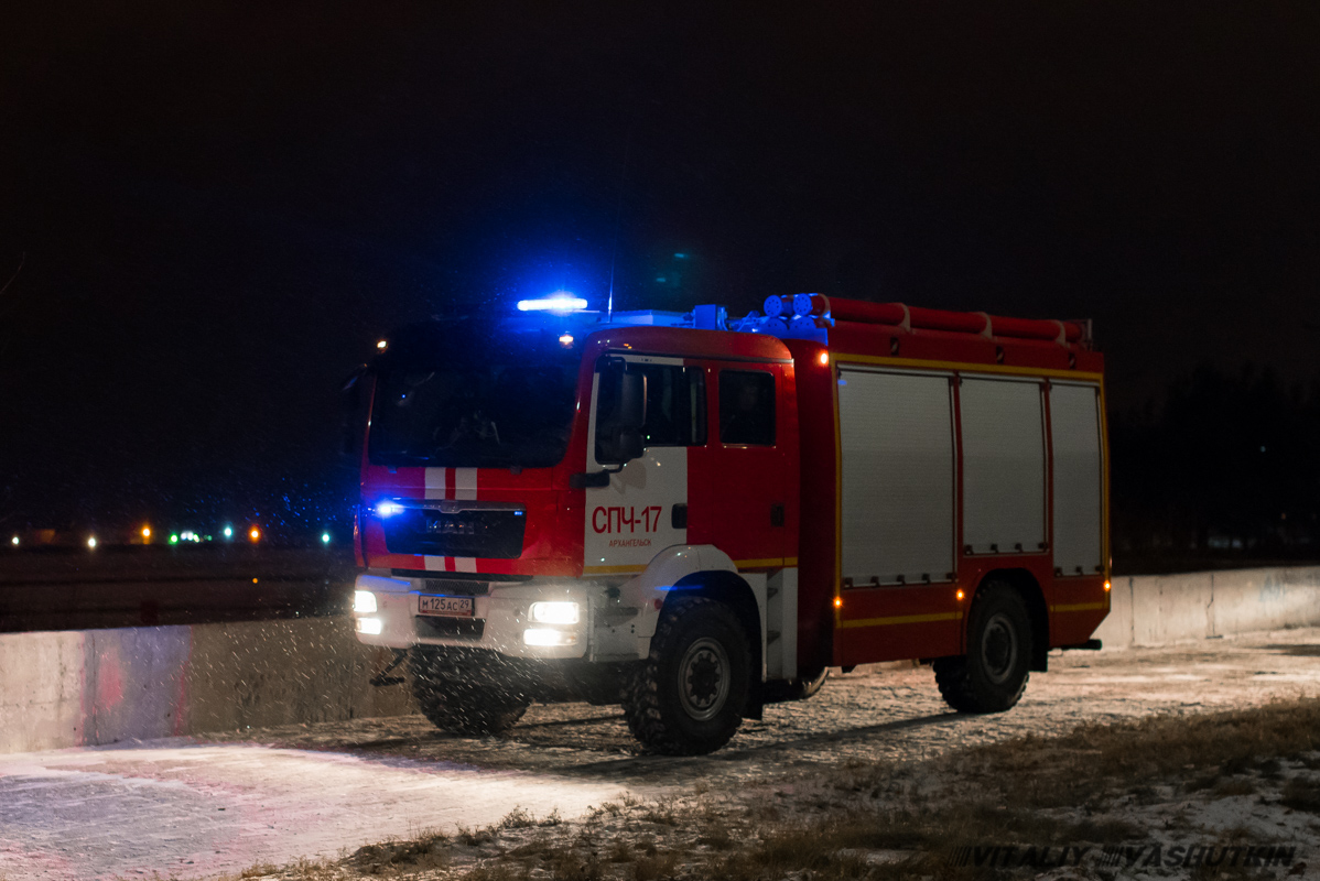 Архангельская область, № 125 — MAN TGM 18.330
