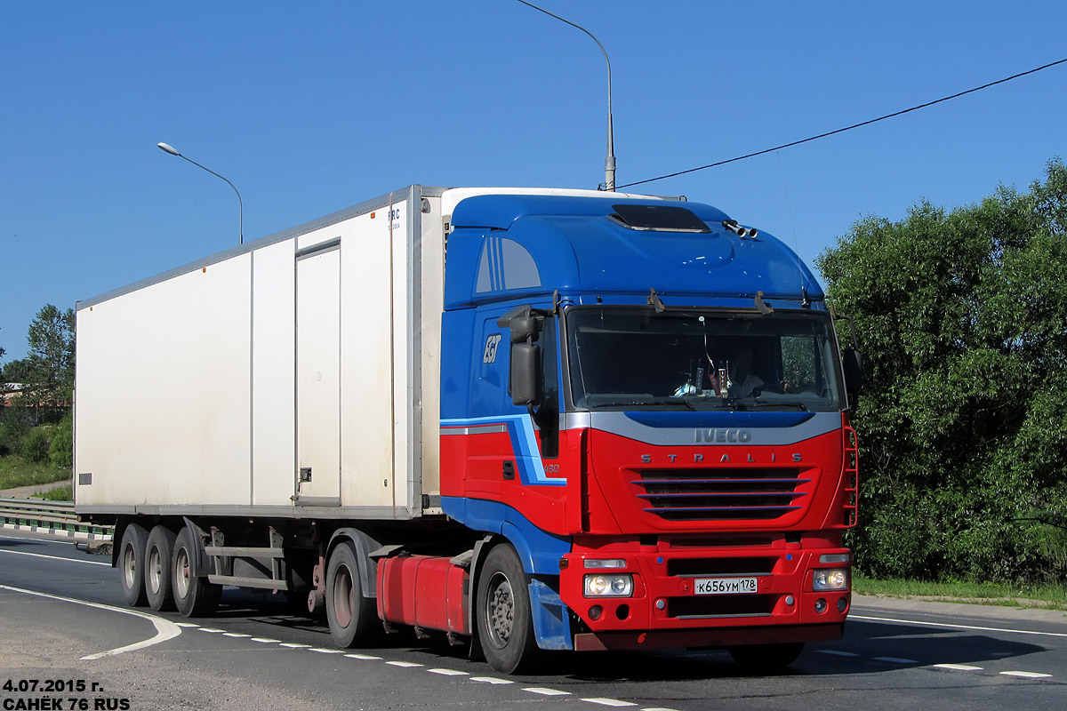 Санкт-Петербург, № К 656 УМ 178 — IVECO Stralis ('2002) 430
