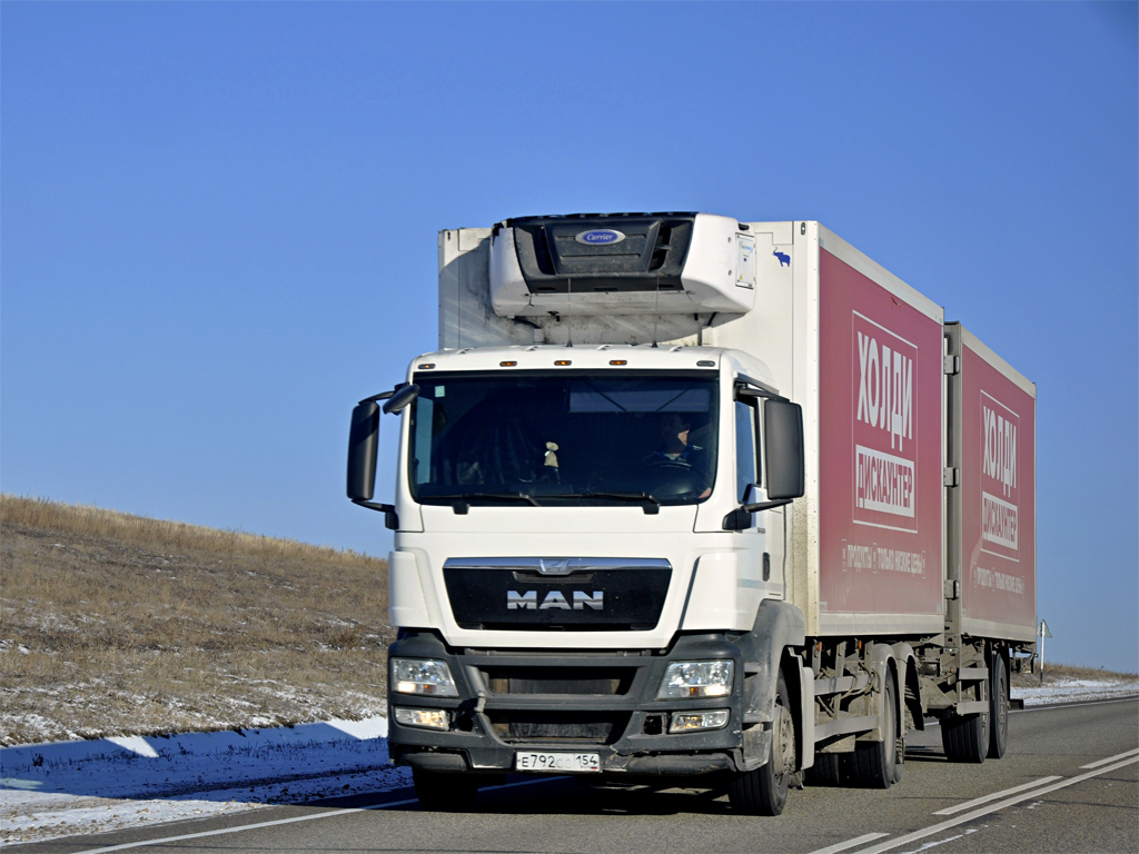 Новосибирская область, № Е 792 СС 154 — MAN TGS 28.360
