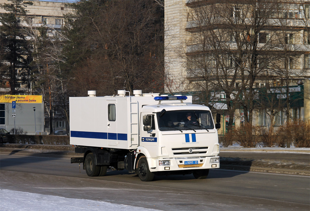 Красноярский край, № А 0093 24 — КамАЗ-4308-C4(25)