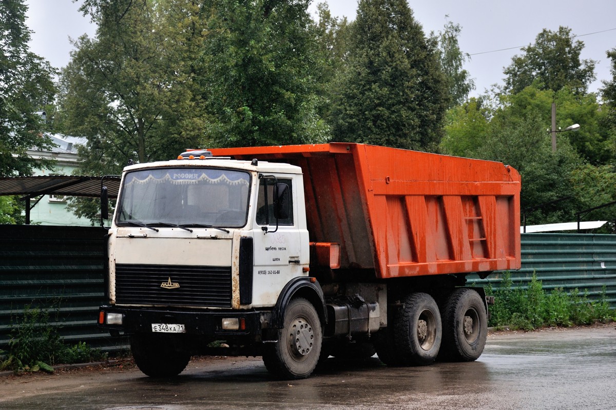 Тульская область, № Е 348 КА 71 — МАЗ-551605