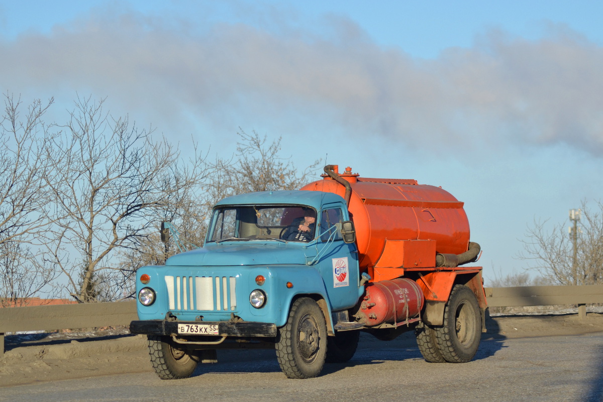 Омская область, № В 763 КХ 55 — ГАЗ-53-19