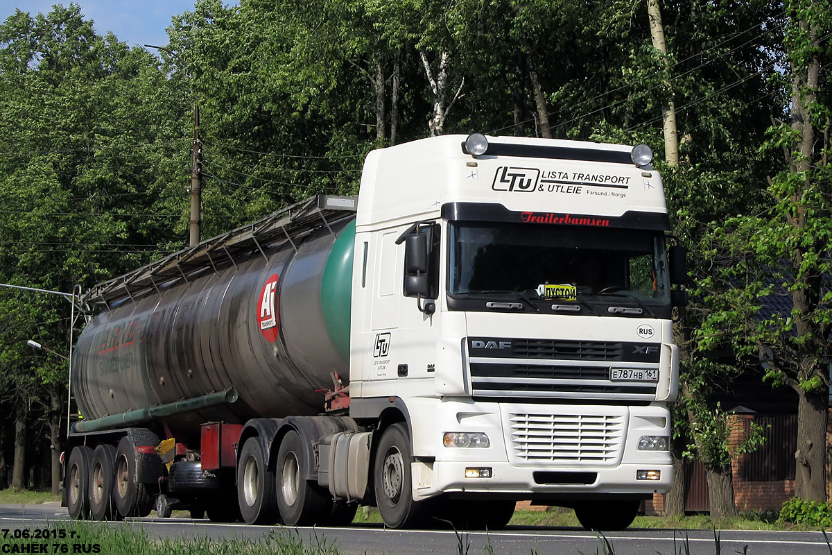 Ростовская область, № Е 787 НВ 161 — DAF XF95 FTS