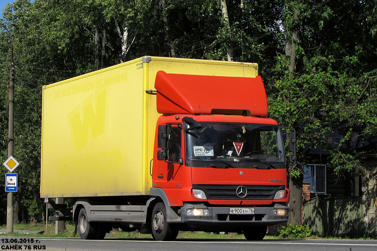 Ярославская область, № В 900 ЕН 76 — Mercedes-Benz Atego 816