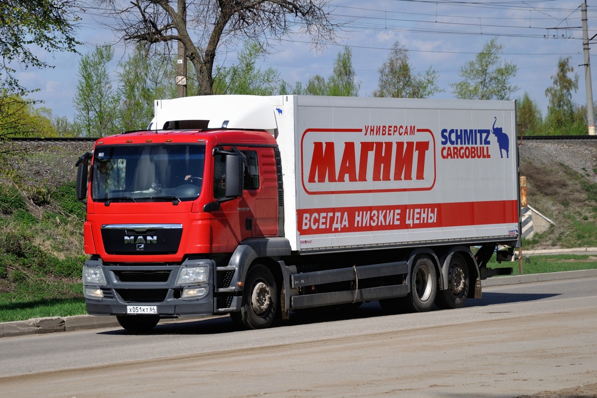 Саратовская область, № Х 051 КТ 64 — MAN TGS 26.350