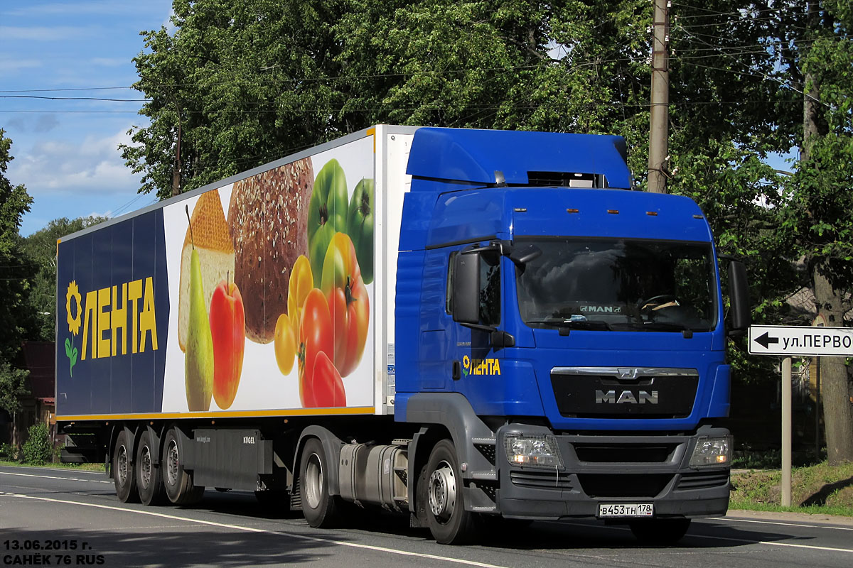 Санкт-Петербург, № В 453 ТН 178 — MAN TGS 19.400