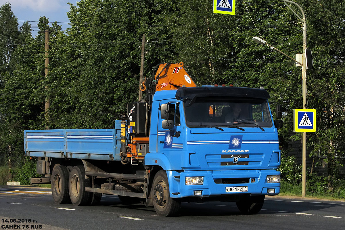 Коми, № О 851 НХ 11 — КамАЗ-65117-N3(78)