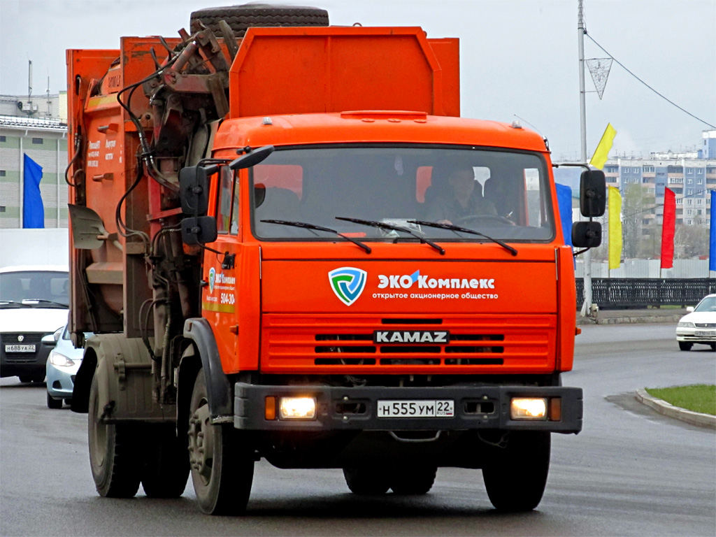 Алтайский край, № Н 555 УМ 22 — КамАЗ-43255-A3(96)