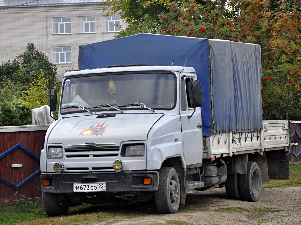 Алтайский край, № М 673 СО 22 — ЗИЛ-5301АО "Бычок"