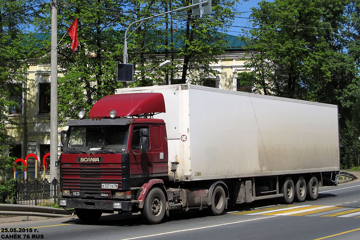 Ярославская область, № Е 727 ТЕ 76 — Scania (II) P113M