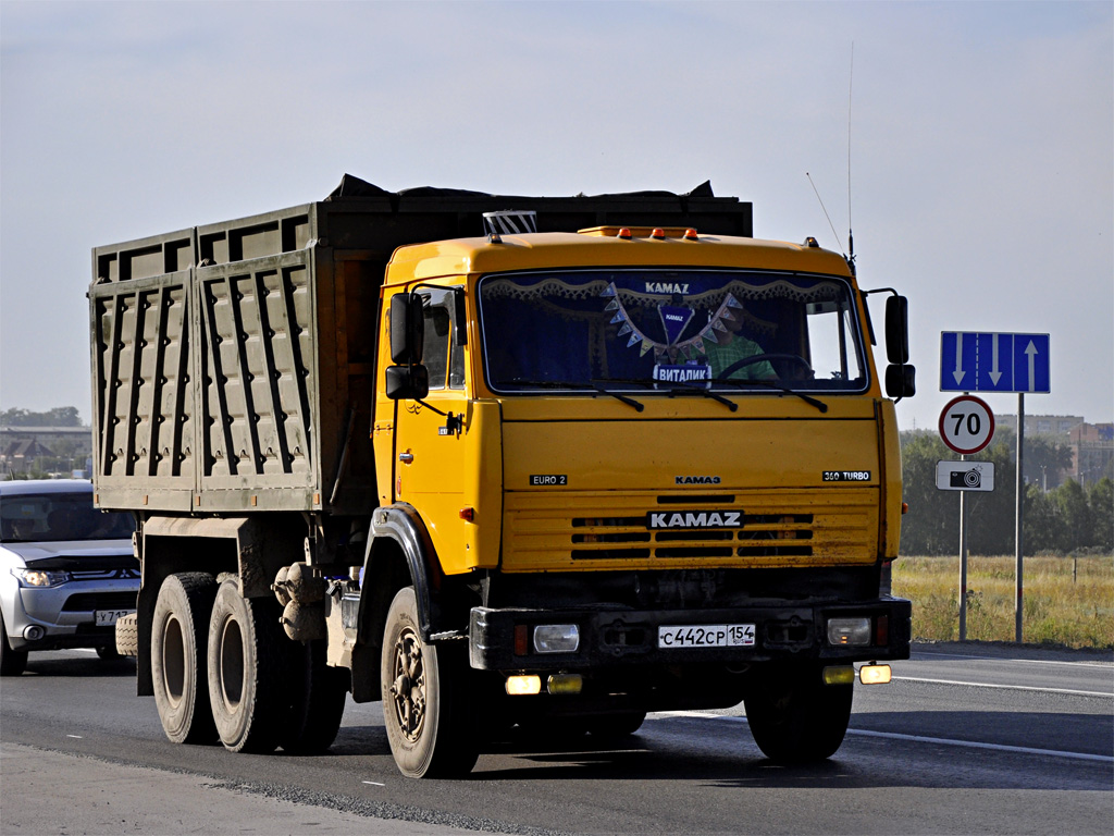 Новосибирская область, № С 442 СР 154 — КамАЗ-53215 (общая модель)