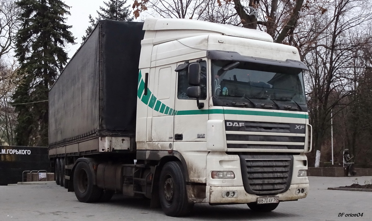 Московская область, № В 670 АУ 50 — DAF XF105 FT