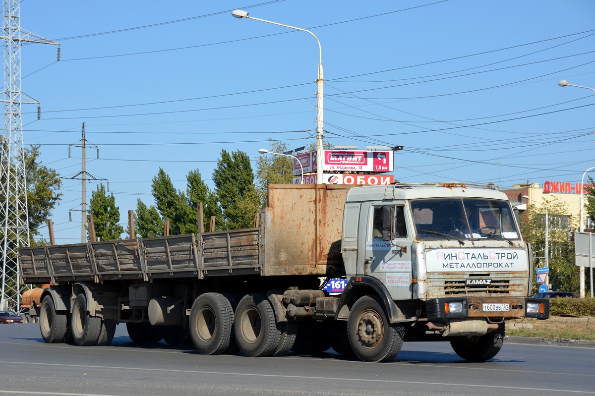 Ростовская область, № Т 600 ВВ 161 — КамАЗ-54115 [541150]