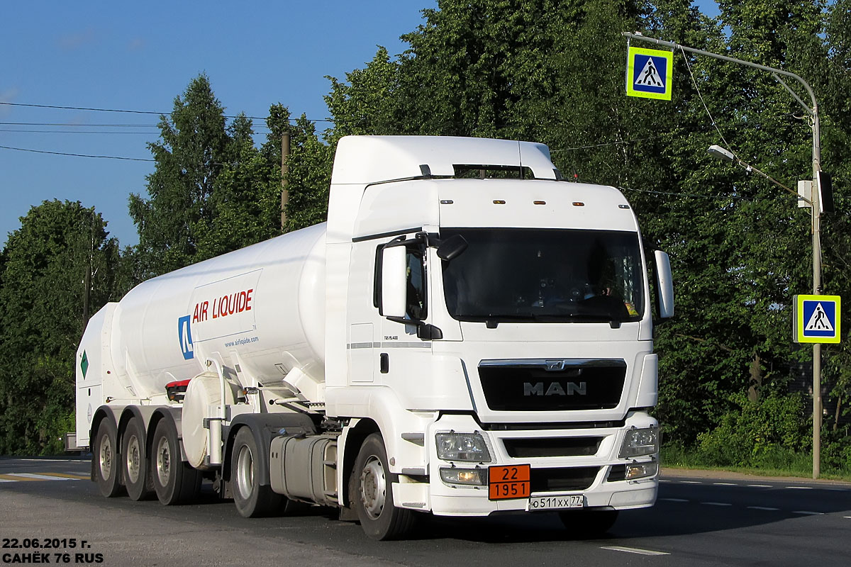 Москва, № О 511 ХХ 77 — MAN TGS 19.400