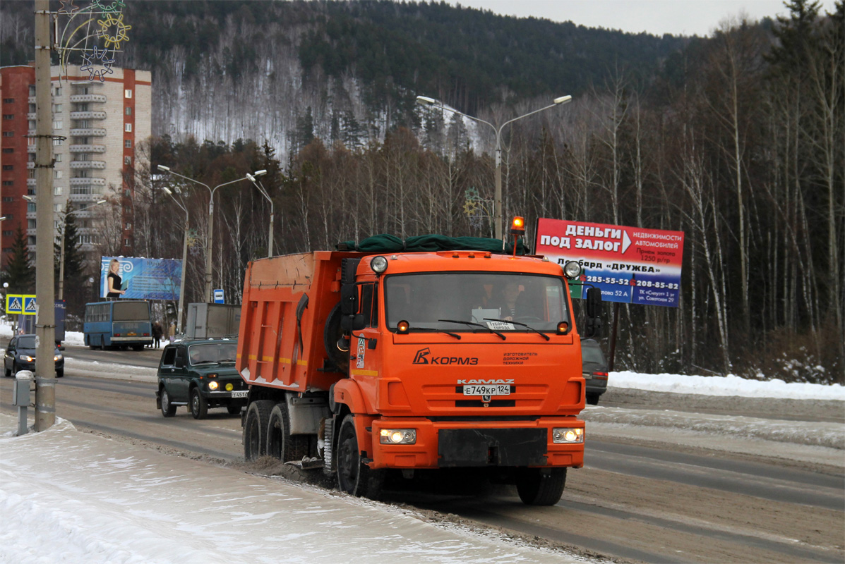 Красноярский край, № Е 749 КР 124 — КамАЗ-65115-L4(19)