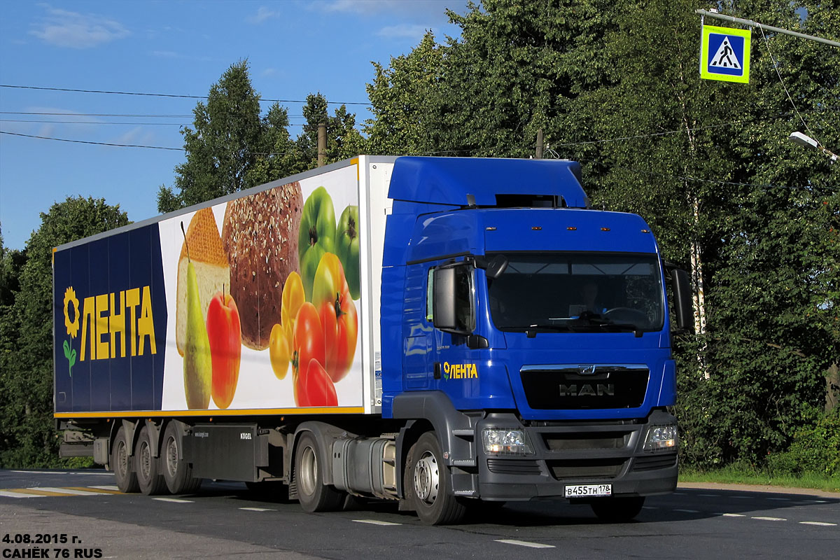 Санкт-Петербург, № В 455 ТН 178 — MAN TGS 19.400