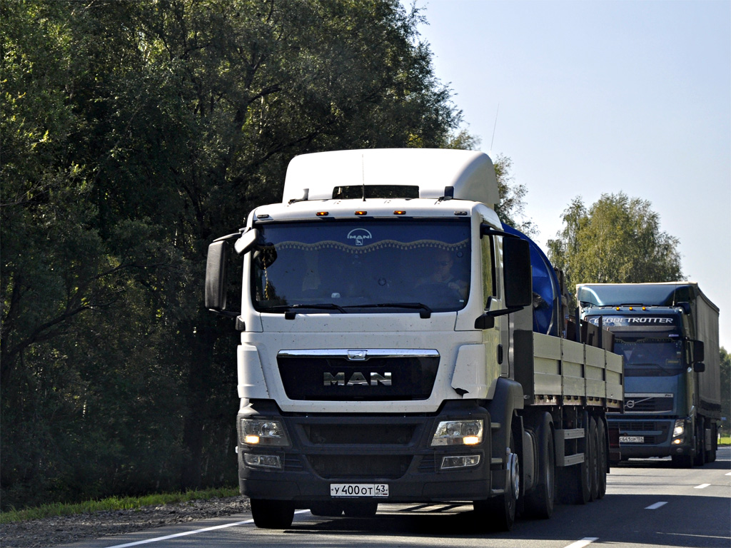 Кировская область, № У 400 ОТ 43 — MAN TGS 19.400