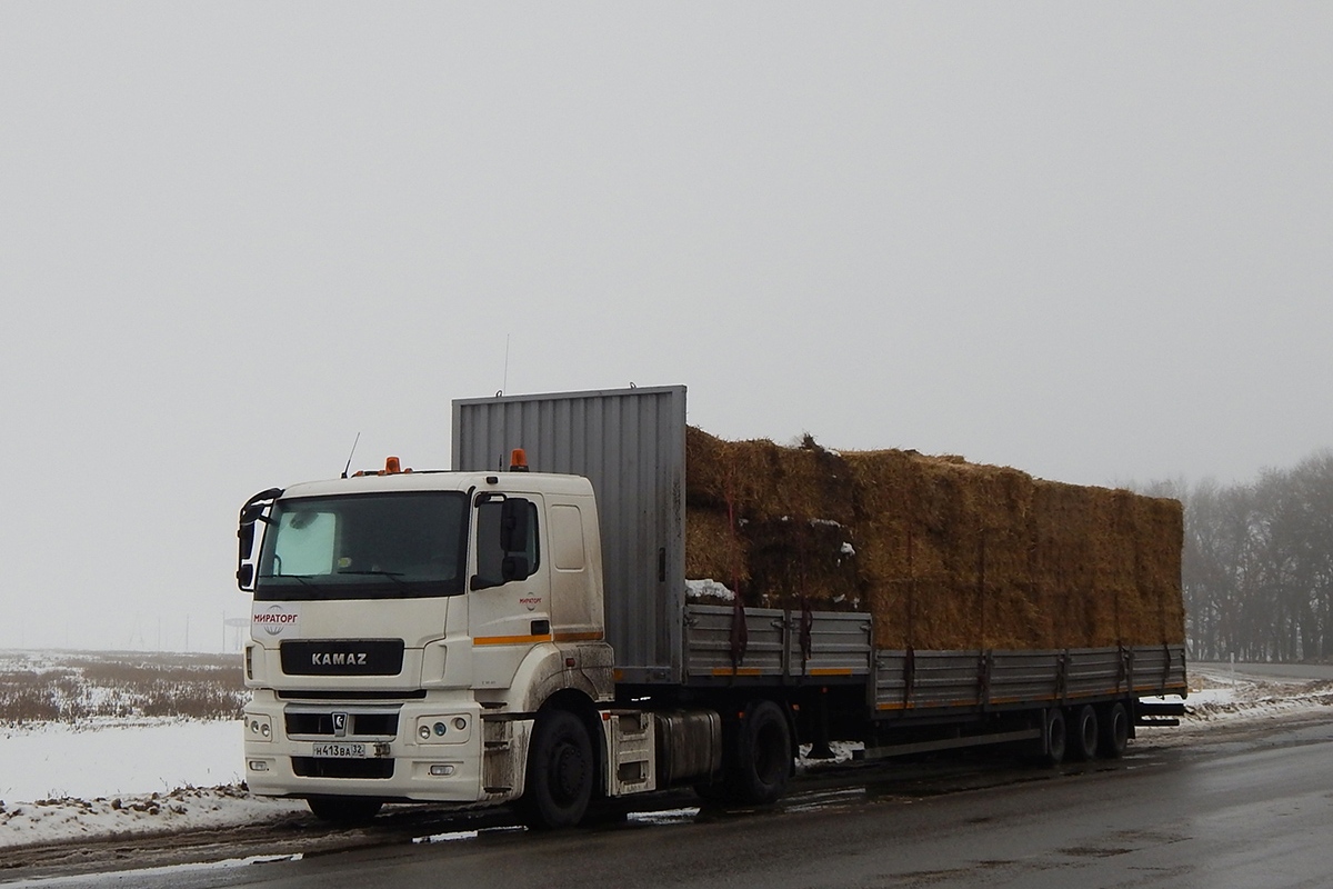 Белгородская область, № Н 413 ВА 32 — КамАЗ-5490-S5(87)