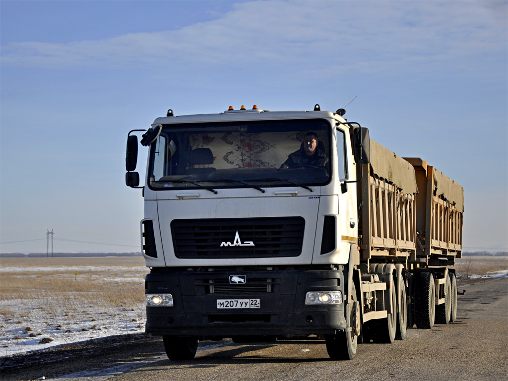 Алтайский край, № М 207 УУ 22 — МАЗ-6501B9