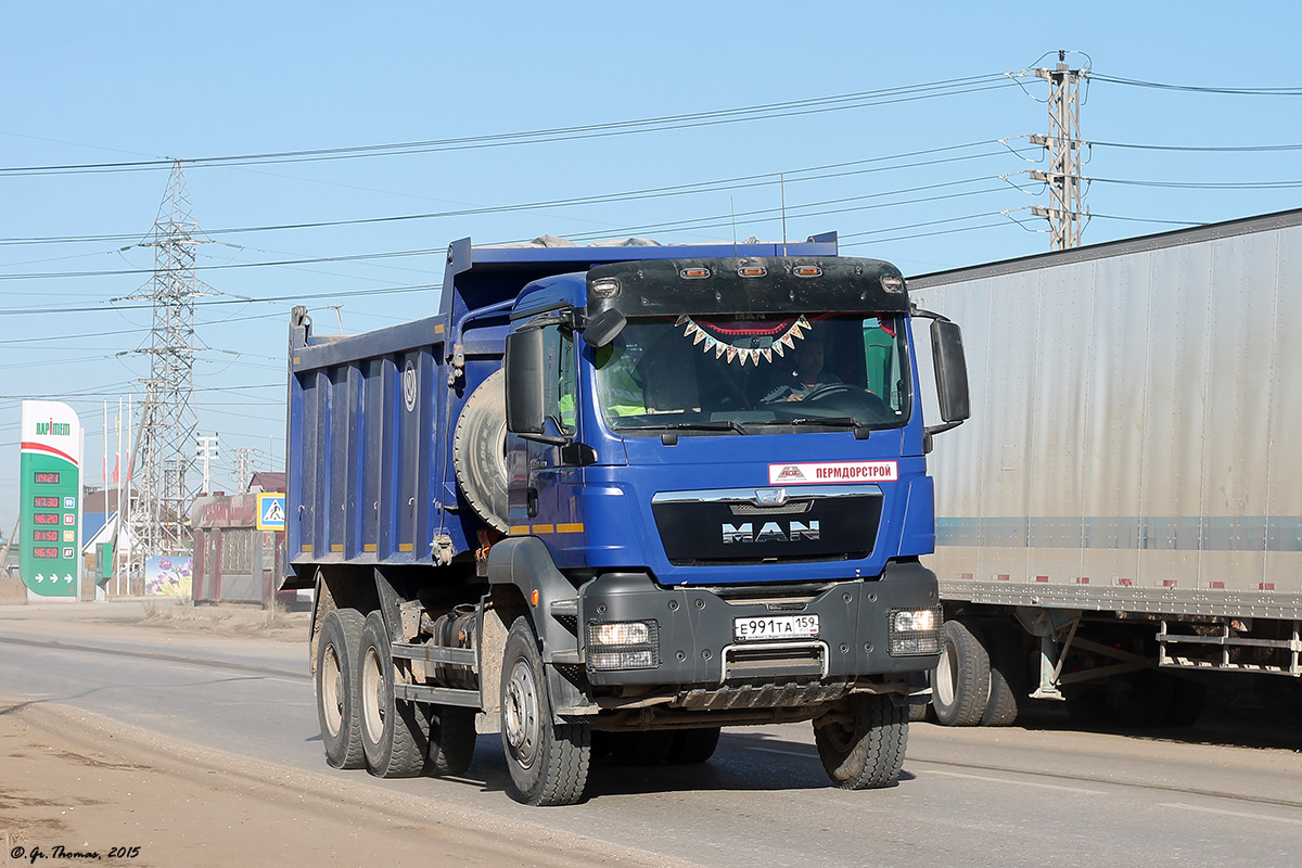 Пермский край, № Е 991 ТА 159 — MAN TGS 40.400