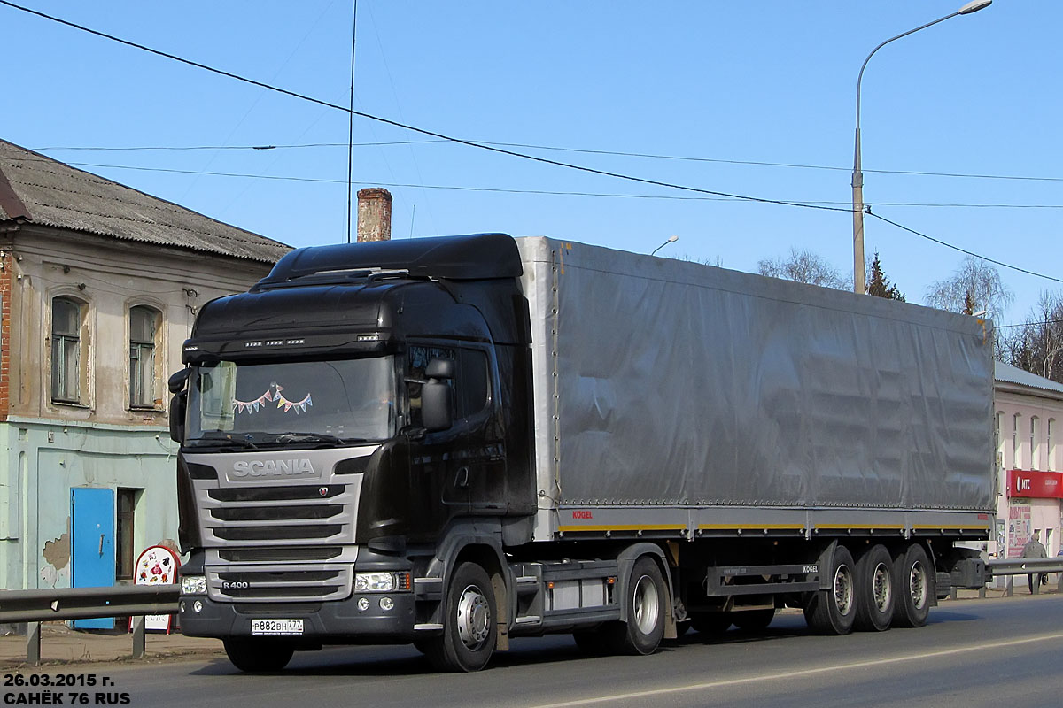 Москва, № Р 882 ВН 777 — Scania ('2013) R400