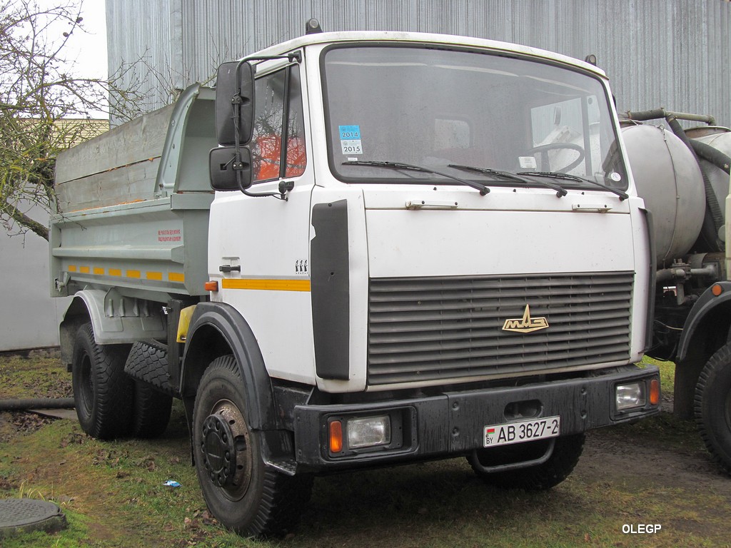 Витебская область, № АВ 3627-2 — МАЗ-5551A2